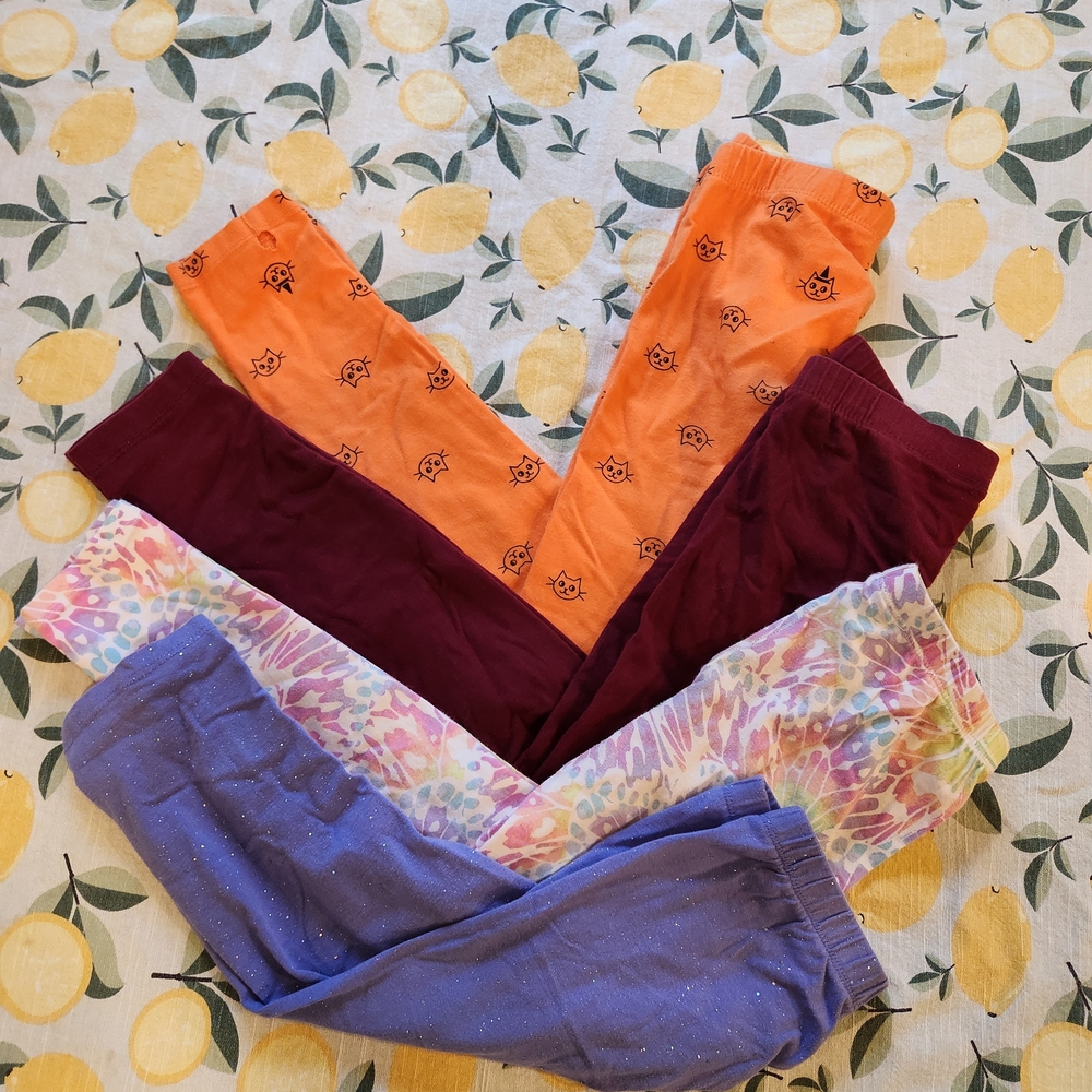 4-pack M Girls Leggings